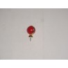 pomo rosso con bordo oro pvc d.25 23900
