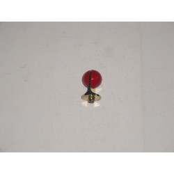 pomo rosso con bordo oro pvc d.20 8/908