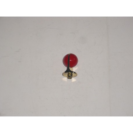 pomo rosso con bordo oro pvc d.20 8/908