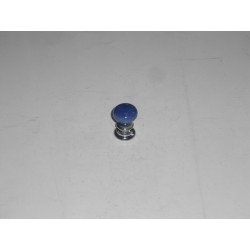 pomo porcellana blu base cromo lucido d.18 3.8170 BL