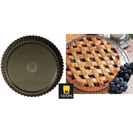 Forma stampo per crostate torta d.25cm.antiaderente  made in italy 053560-28