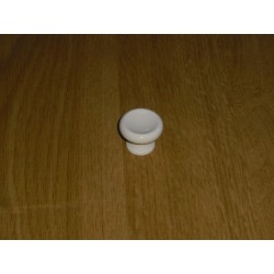 pomo bianco lucido in legno d.30 5264/30