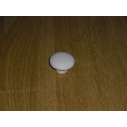 pomo bianco lucido in ceramica d.40 3.8080