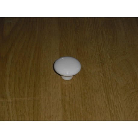 pomo bianco lucido in ceramica d.40 3.8080
