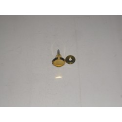 pomo in ottone lucido a cono d.19 11115/19