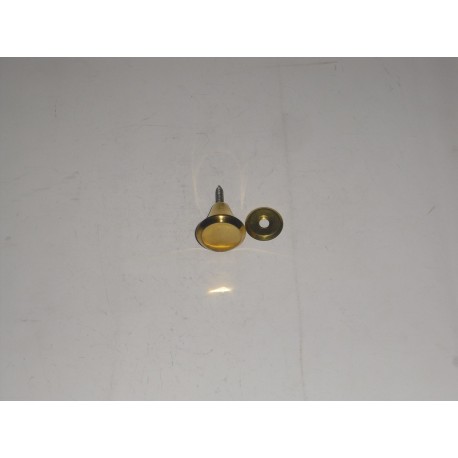 pomo in ottone lucido a cono d.30 11115/30