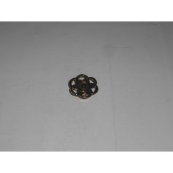 pomo in ottone oro lucido fiore d.40 A1D.40F