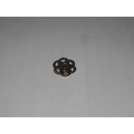 pomo in ottone oro lucido fiore d.40 A1D.40F