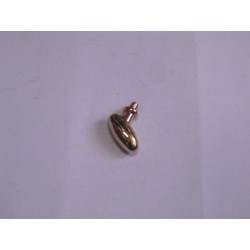 pomo in metallo oro lucido ogiva 30mm. MB009ORO