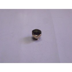 pomo in ottone oro lucido esagonale d.25 A13ITE25