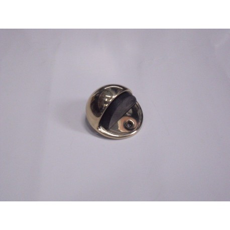 fermaporta paracolopo chiocciola in ottone lucido 6.0040