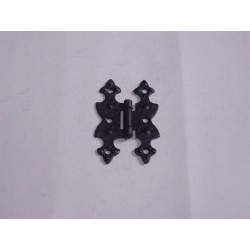 cerniera per mobile ferro battuto nero piana 70x45 0958027