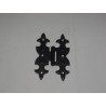 cerniera per mobile ferro battuto nero piana 95x65 0958018