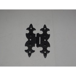 cerniera per mobile ferro battuto nero piana 110x75 0958009