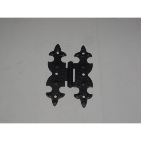 cerniera per mobile ferro battuto nero piana 110x75 0958009