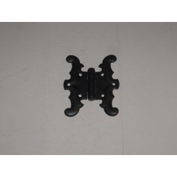 cerniera per mobile ferro battuto nero piana 80X65 314