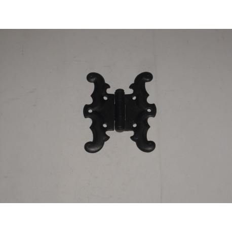 cerniera per mobile ferro battuto nero piana 80X65 314