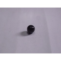 pomo nero lucido in legno a sfera d.25 5566