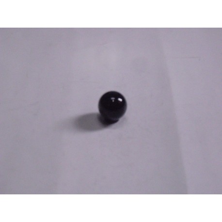 pomo nero lucido in legno a sfera d.25 5566