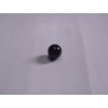 pomo nero lucido in legno a sfera d.25 5566