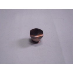 pomo in ottone ramato esagonale d.30 A13ITE30