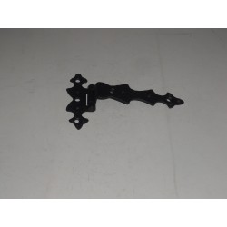 cerniera per mobile ferro battuto nero T con ala zancata 70x100 0960027