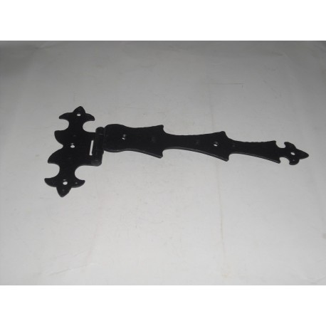 cerniera per mobile ferro battuto nero T con ala zancata 110X210 0960009