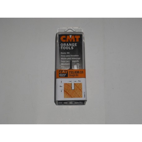 fresa a taglienti diritti per canali D.4 I.10 L.45 711.040.11