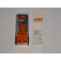 fresa a taglienti diritti per canali D.20 I.20 L.50 711.200.11