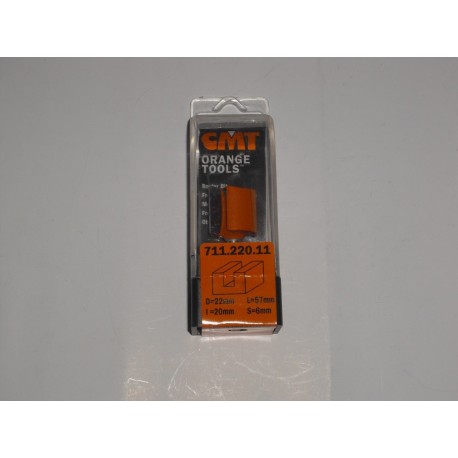 fresa a taglienti diritti per canali D.22 I.20 L.57.2 711.220.11