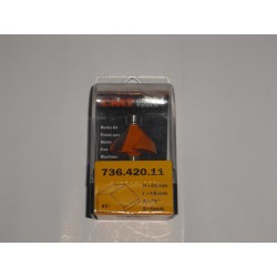 fresa per smussare A.45° D.45 i.18 L.60,1 736.420.11