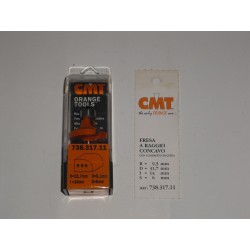 fresa a raggio concavo R.9,5 D.31,7 I.16 738.317.11