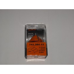 fresa profilate R.6,4 D.42,8 I.18,5 741.380.11