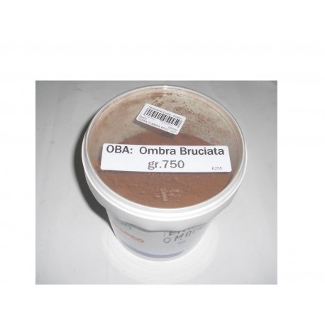terra in polvere d'ombra bruciata 500gr.. 06402