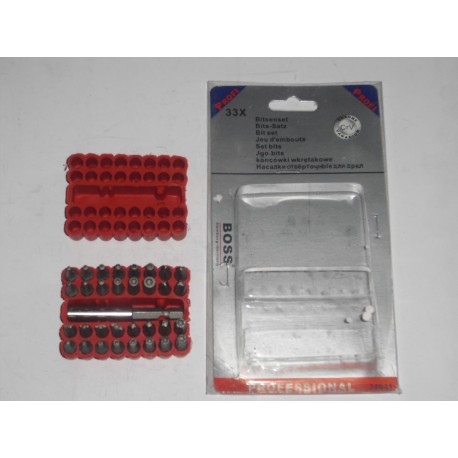 serie inserti per avvitatore bits 33pezzi universali 07427000