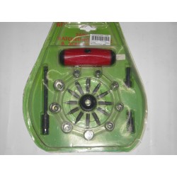 serie inserti bussole e inserti avvitatore con manico e snodabile 26pz 0715000