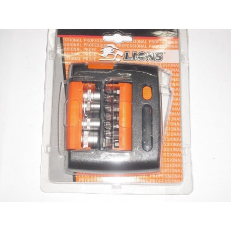 serie inserti e bussole LIONS  con cricchetto 602V