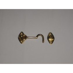 ganci fermaporta e finestra in ottone lucido cm.6 1197001