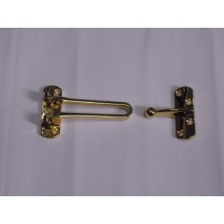 gancio fermaporta ottone lucido cm.10 A648GA