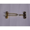 gancio fermaporta ottone lucido cm.10 A648GA