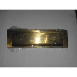 bucalettere per porta ottone lucido GRAVITY 254x75mm. 731450001