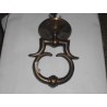 battente anello maniglia per porta ottone bronzato 170x140mm. 107-OB