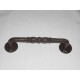 maniglione per porta ferro forgiato marrone 25CM. FA784.R
