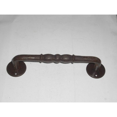 maniglione per porta ferro forgiato marrone 25CM. FA784.R