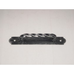 maniglione per porta ferro forgiato nero 200x300mm. 2764-200