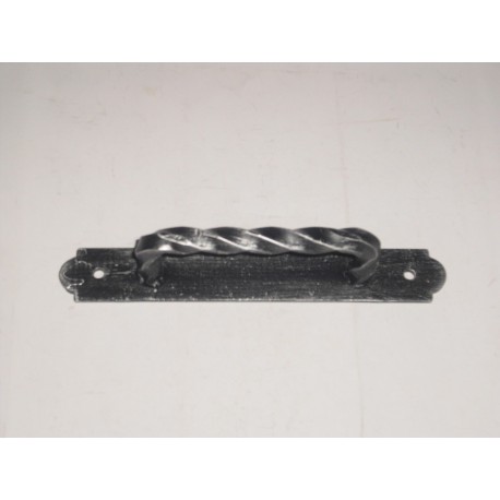 maniglione per porta ferro forgiato nero 200x300mm. 2764-200