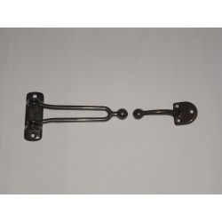 gancio fermaporta ottone cromo bronzato cm.13 600900003