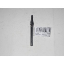 fresa rotativa in metallo duro conica e punta sfera testa d.8mm. 8070P8