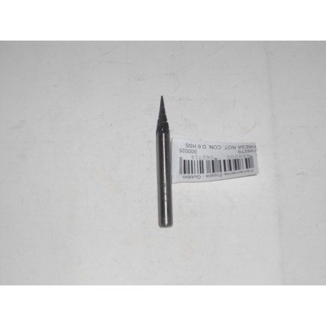 fresa rotativa in metallo duro conica testa d.6mm. 7992T6