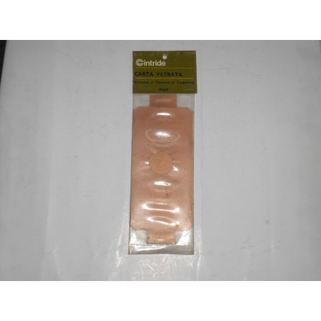 carta abrasiva vetrata al carburo di tungsteno gr.Fine CINTRIDE